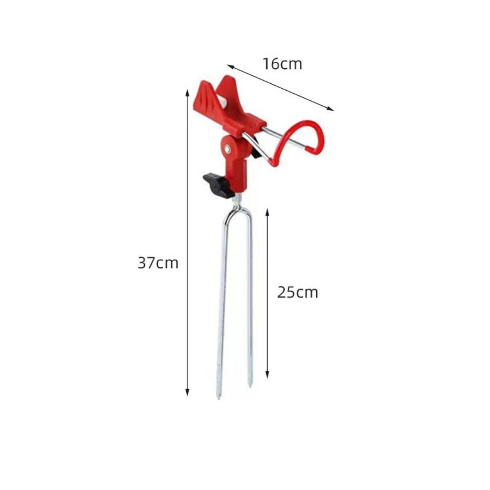 Blue Red Fishing Rod Holder 360 Degree Fish Pole Stand Fishing Ground Support  Fishing Accessories