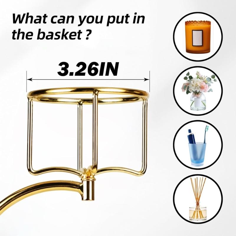 Rustics Inspire Towel Rack With Integrated Candle Holder for Farmhouses or Bohemians Home Decoration