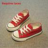 Girls' 2023 Autumn Canvas Shoes - Korean Style, Flat, Casual, Trendy, All-Match, White.