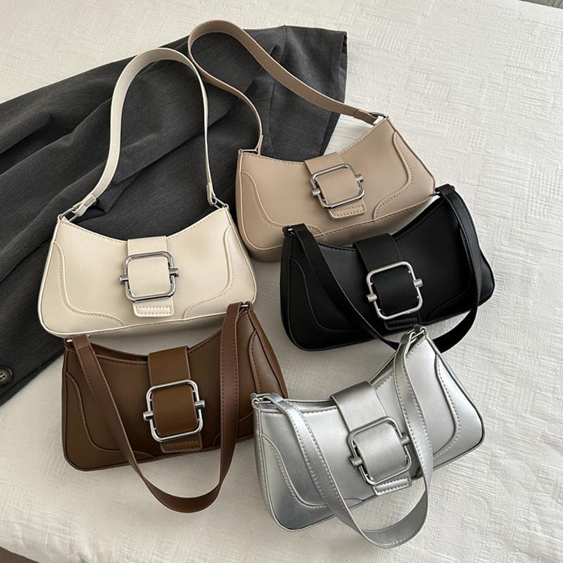 Damen Umhängetasche Fashion Solid PU Leder Handtaschen und Geldbörsen Casual Damen Crossbody für den täglichen Gebrauch