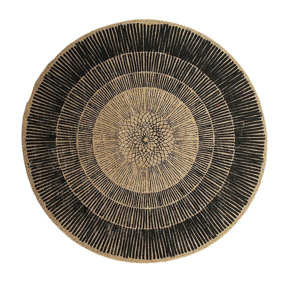 

38cm Bohemia Round Placemats and Coasters Braided Woven Place Table Mats and Coasters for Dining Table 38CM