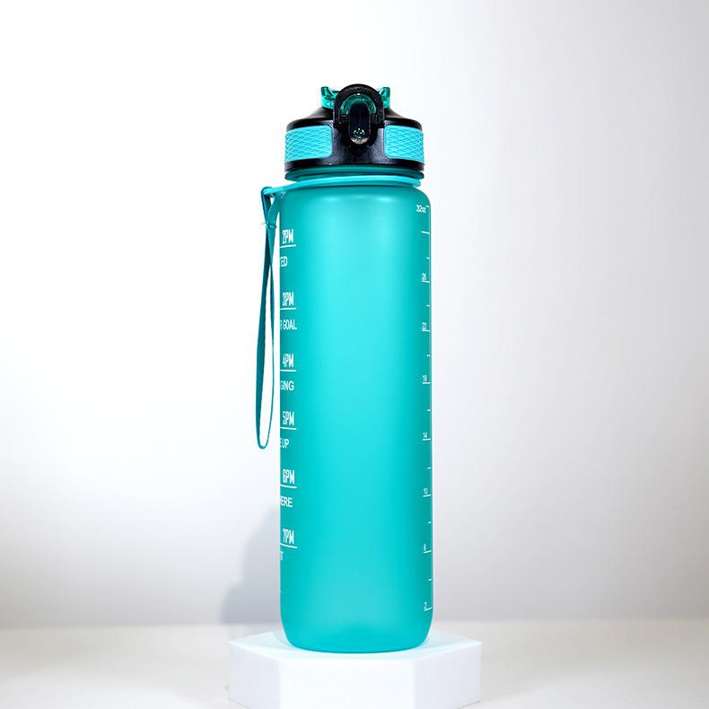 Water Bottle Simple Plastic Cup High Value Straw Water Cup, Summer Outdoor Sports Large Capacity Space Cup