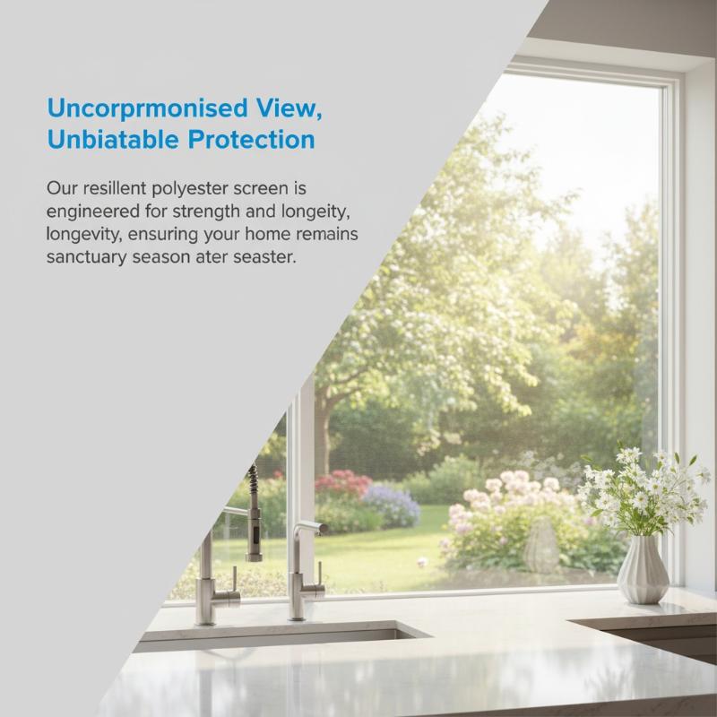 Invisible Mosquito Net Window Screen Cuttable Eco-Friendly Fly Mesh Insect Bug Shield for Family Home Living Space