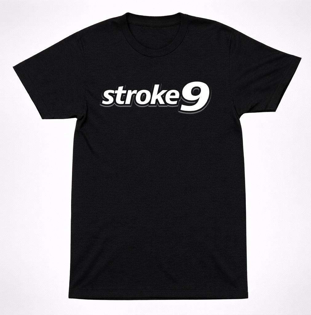Stroke 9 Logo T-Shirt 90s Alternative Rock Band Vintage Radio Music Tee S разноцветный