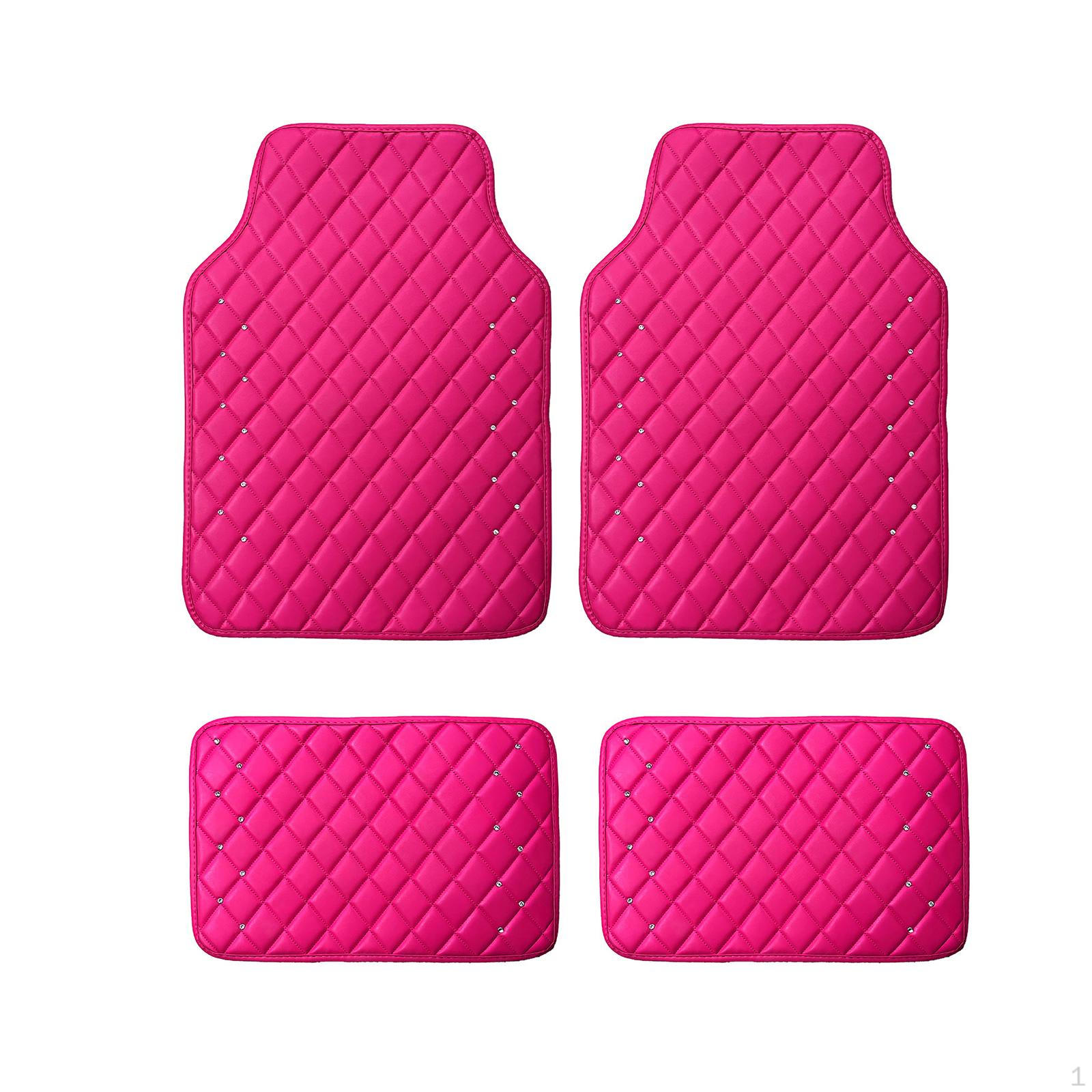 

4 шт. автомобильные коврики водонепроницаемые высокопроизводительные автомобильные для внедорожников фургонов автомобилей транспортных средств розы красного