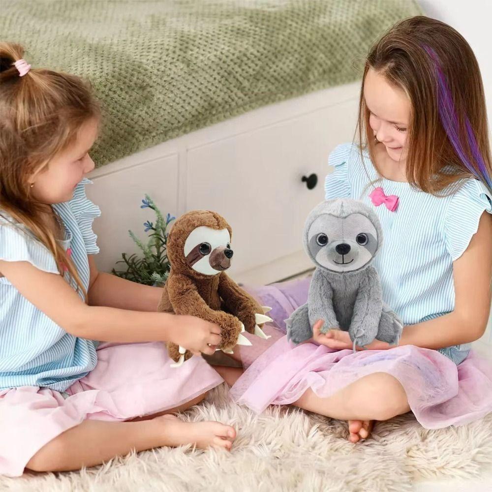 Soft Comfort Stuffed Sloth Stuffed Animals Simulation Sloth Doll Sloth Plush Toy Birthday Gift
