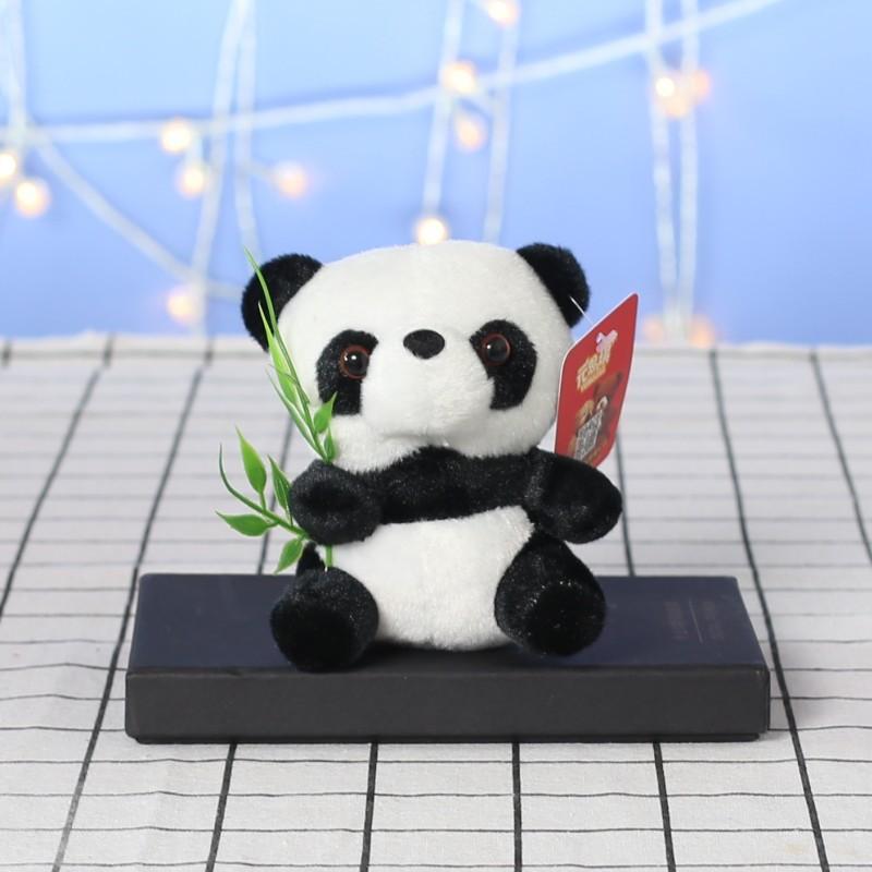 Panda Hugs Bamboo Doll Plush Toys and E-commerce Dolls and Rag Dolls National Treasure Pendants
