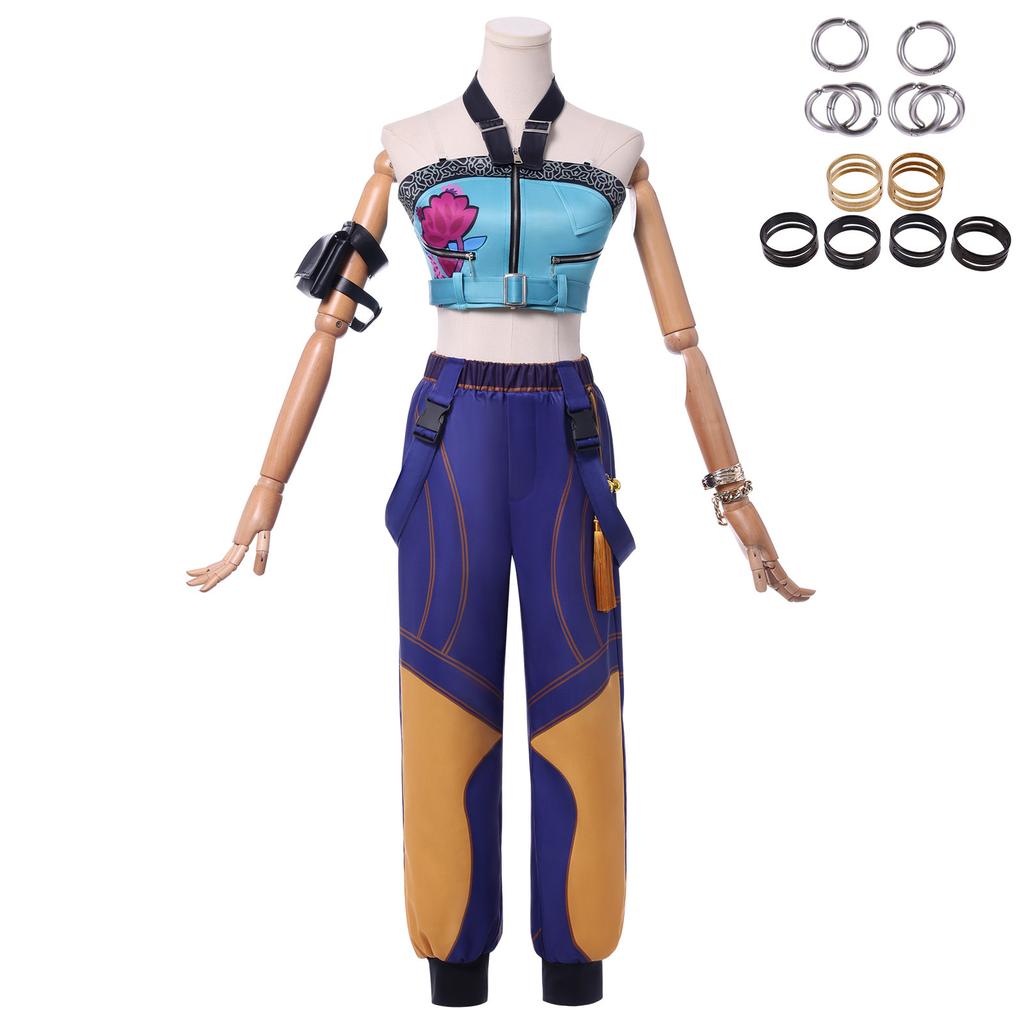 K-Pop: Demon Hunters Zoey Cosplay Costume Uniform Halloween Carnival Party Christmas Play Role Clothes Clothing