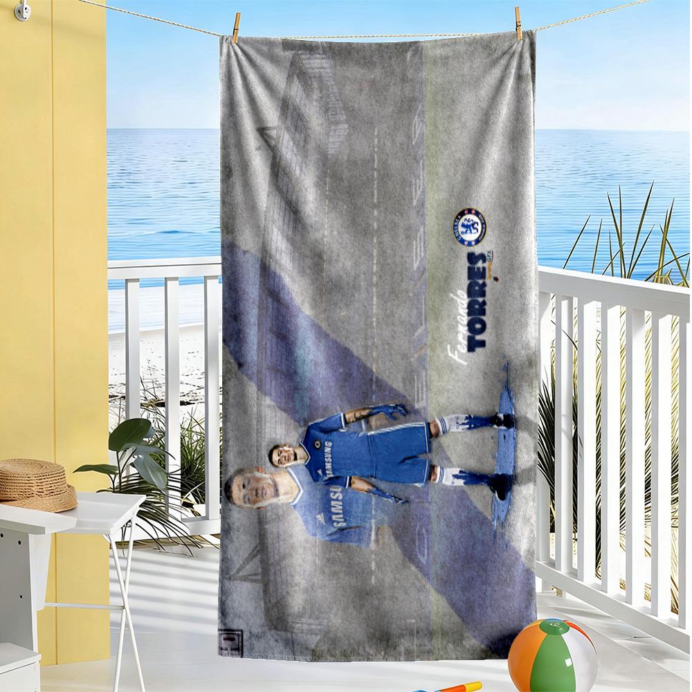 Torres Flames Beach Towel High Absorbency & Quick-Dry Comfortable Lightweight Perfect for Traveling Yoga Camping and Swimming