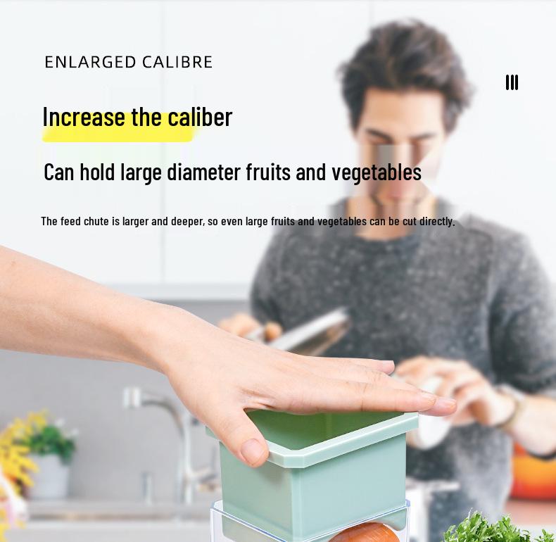 Multifunctional Vegetable Cutter & Grater: Slice & Grate Potatoes, Cucumbers & More