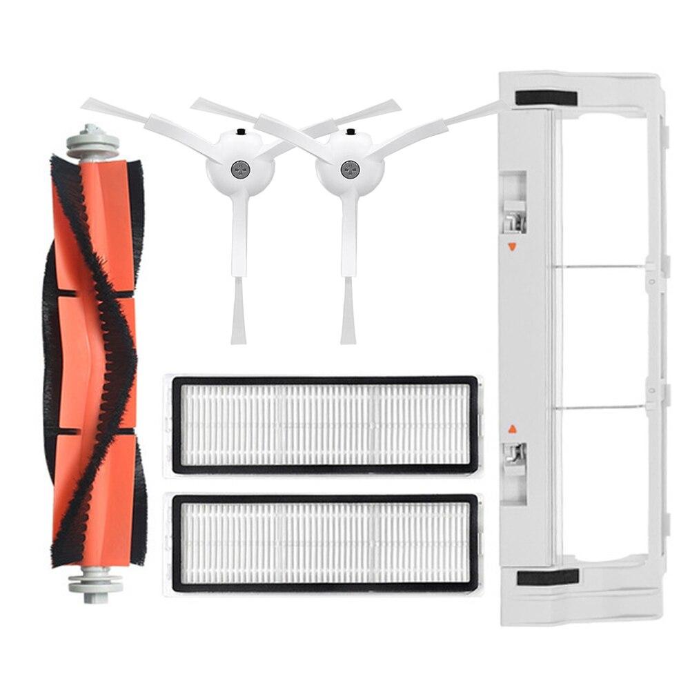 HEPA-filter + sidebørste + hovedbørste for Xiaomi MI Robotstøvsuger 2 Roborock S50 S51 støvsugerdeler, tilbehør