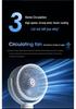 Smart Air Circulation Oscillating Fan: Retractable & Portable for Home and Outdoor Use