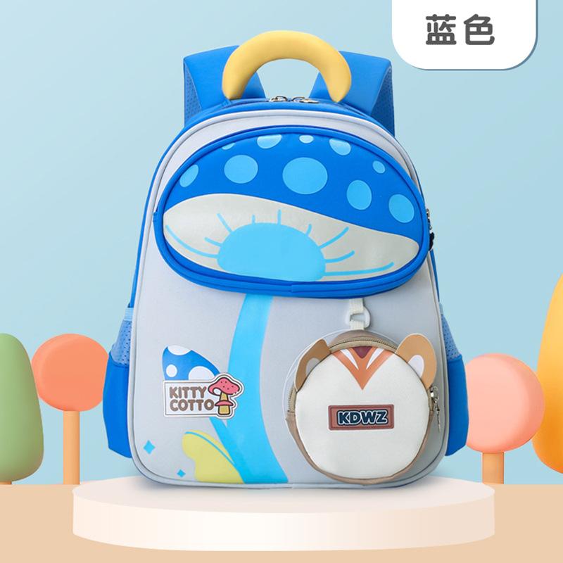 Kindergarten schoolbag for girls, middle school and large class boys, lightweight burden reduction and spine protection for children, cartoon cute