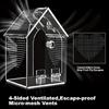 Shatterproof Clear Acrylic Reptiles Terrarium Breeding Box Ventilated Reptiles Cage For Science Experiment And Education