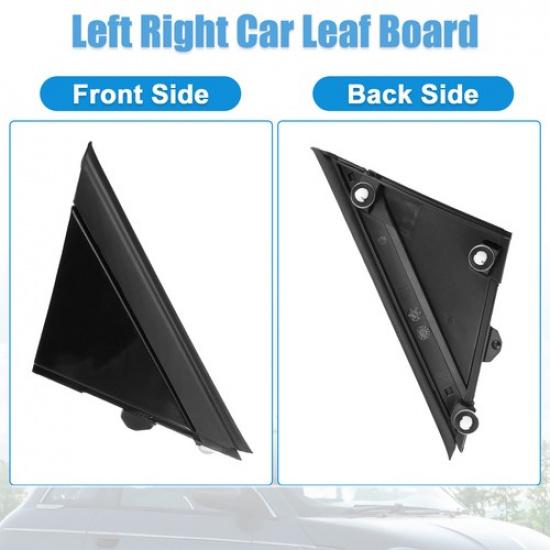 Car Door Mirror Flag Cover Left Right Side TWO  for Fiat 500 2012-