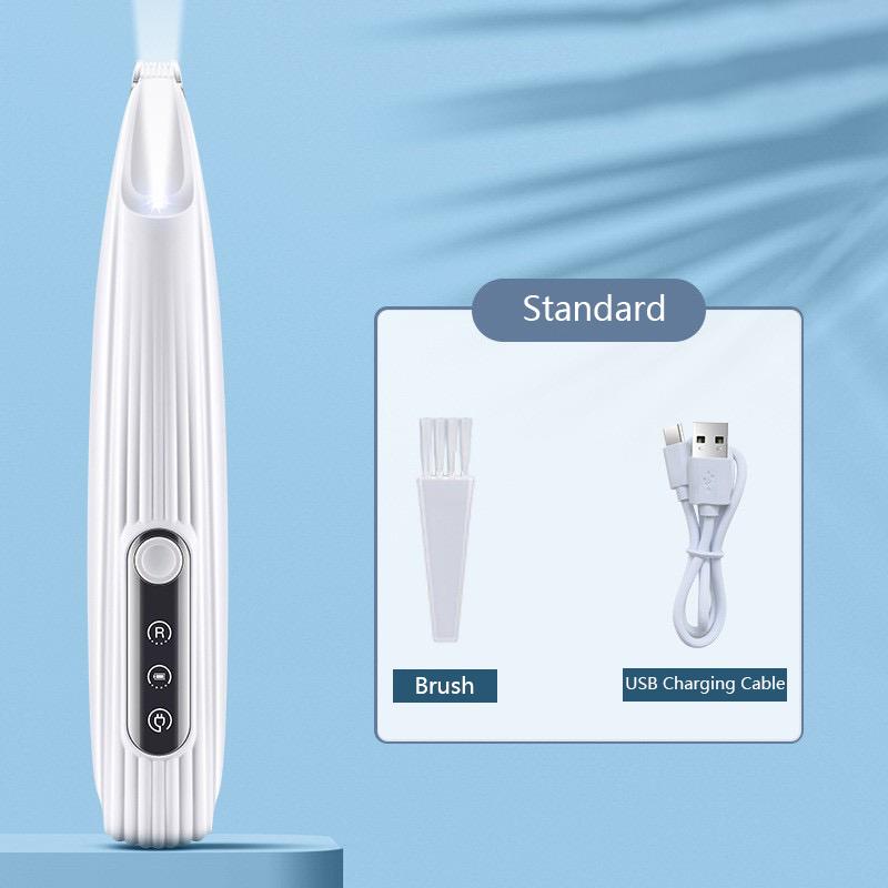 

Portable Dog Paw Trimmer with Led Light Rechargeable Cordless Nail Grinder Shaver for Cats And Other Pets Nail Grooming Tools