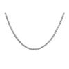 Collana a Catena di Grano per Uomo Tono Oro Argento Nero Catene di Grano 3mm Collana in Acciaio al Titanio per Uomo Ragazzo Regali di Compleanno