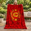 FC Manchester Blanket Flannel Blanket Soft Cozy Plush Throw for Sofa Bed Lightweight Home Decoration Gifts for Christmas Various Holidays