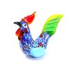 Tacchino in Vetro di Murano Statuetta Pollo Carino Ornamento per Casa Scrivania Stanza Interna Decorazione Collezione Regalo Festivo Capodanno Natale