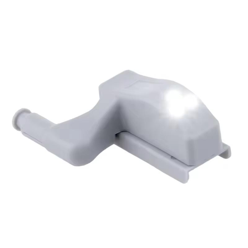 LED Hinge Lights for Kitchen Cabinets, Hydraulic Furniture Door Hinges with Damping, Wardrobe Cupboard Lighting
