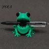 Desktop Pen Storage Cute Frog Holder, 3D Printed Figurine, Cartoon Desk Office Organizer Organizer, Multifunctional for Pens Pencils Markers,