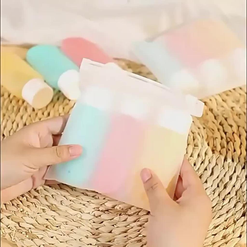 Reiseflaschen Set 3 Stück Nachfüllbar Ausdrückbar Reise Kosmetik Toilettenartikel Behälter Für Shampoo Flüssigkeiten Lotion Spenderflasche