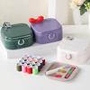 Mini Sewing Kit Small Travel Hand Sewing Kit for Adults Beginners Traveler 2-Layer Magnetic Needles And Threads Sewing Supplies for Emergency Home Use