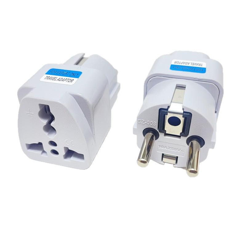 Universal Adapter Plug: US/EU/UK/AU/Israel/German Standards