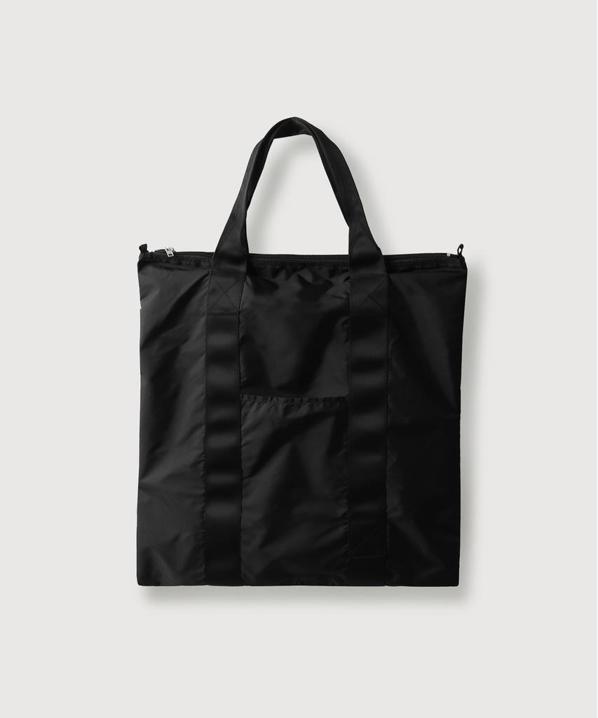 Mood Inside Nylon Packable Tote Bag_Black