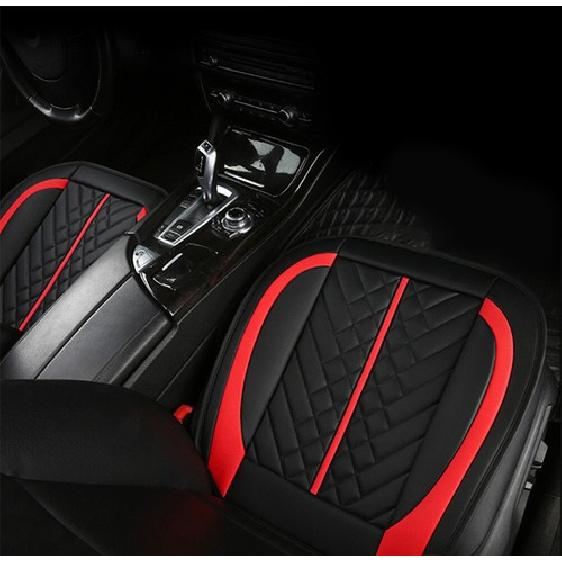 Leather Car Seat Covers Front Protector Full Surround Seat Cushion Anti-slip Pad