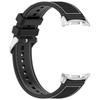 Watch Strap for Samsung Galaxy Watch8 44mm/40mm/Watch8 Classic 46mm Nylon + Silicone Wrist Band