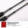 1.65M/1.8M/2.1M Length Spinning Rods Ultralight Weight Telescopic Design Ultralight Fishing Rod Spinning Type Carbon Material