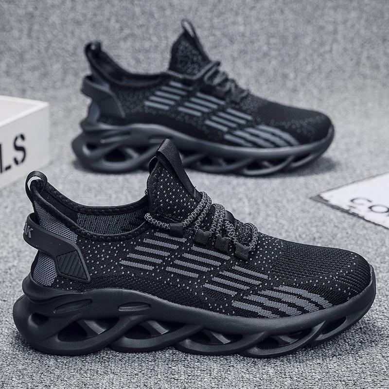 YRZL Running Shoes Men Mesh Breathable Lightweight Comfortable Lace Up Mesh Sneakers Man New Tennis Shoes for Men
