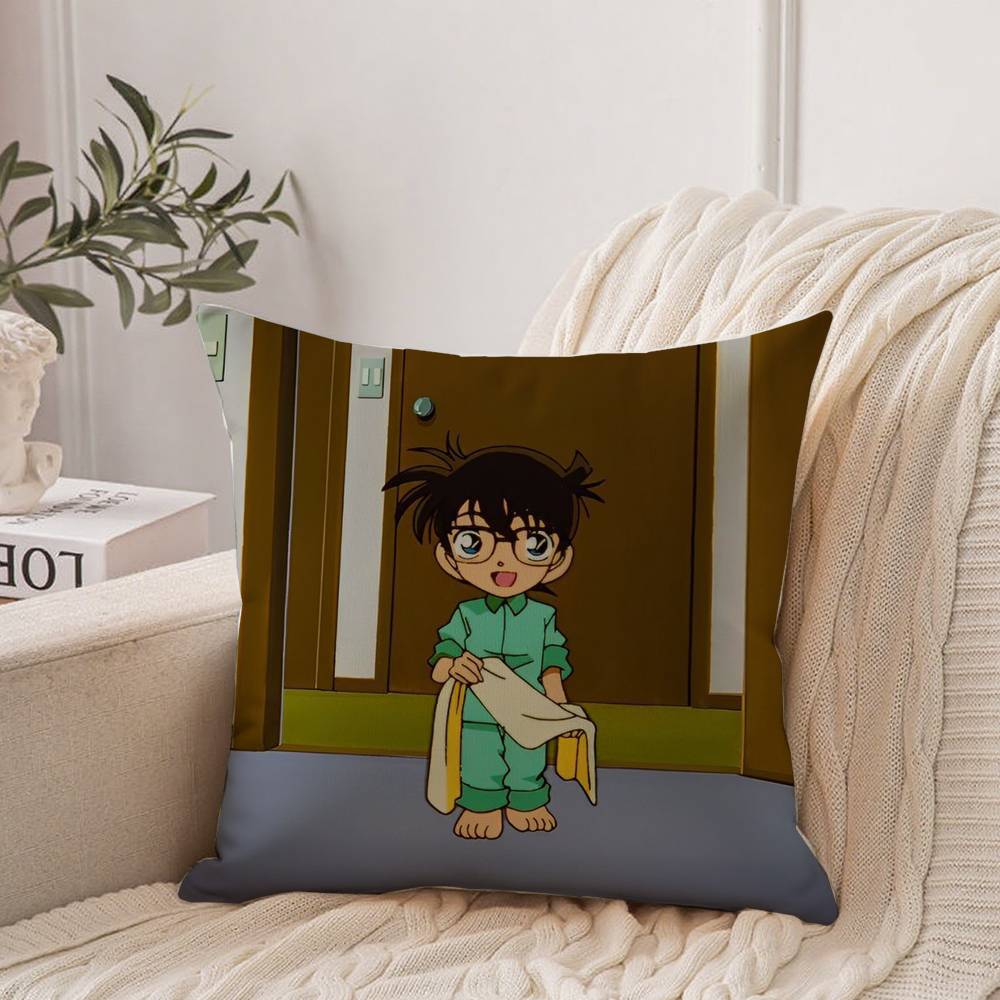 Detective Conan Pillow Case Home Decor Throw For Sofa Bed Car Room Decor Gift Idea