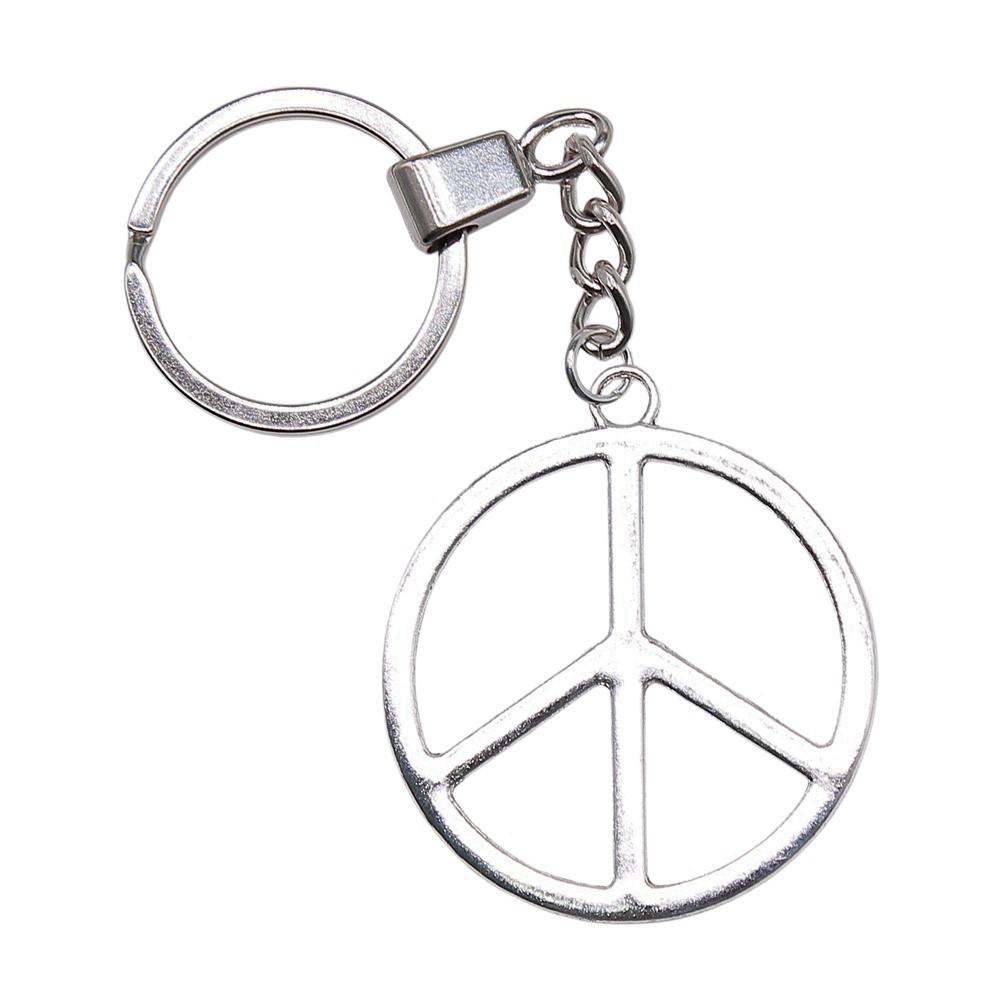The Flower Of Life Keychain Craft Jewelry Victory Symbol Key Ring 30mm