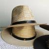 Simple Design Panama Hat Wide Brim Sun Hat Gentleman Wide Brim Hat  Summer Season