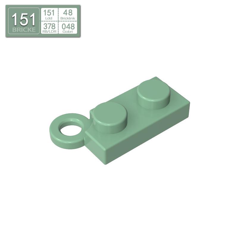 Brick Guest 73983-2429-19954 1x2 Left Hinge Plate - Compatible with LEGO Piece