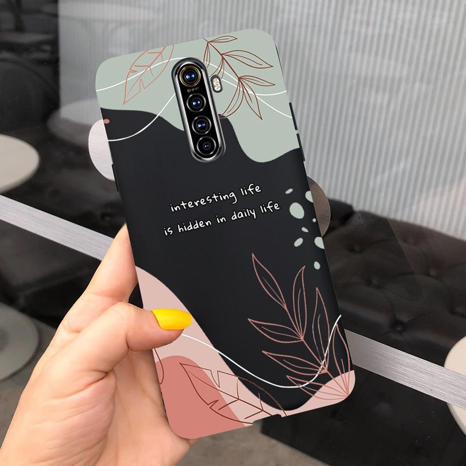 For Realme X2 Pro Phone Case Realme XT X2 Lovely Printing Candy Color Silicone Back Cover For RealmeX2 X 2 Pro XT Soft TPU Coque