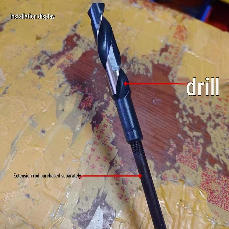 Twist Drill Bit Set for Woodworking (14-25mm, M10 Thread)