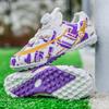 20252025 New Girls and Boys Football Shoes TF Broken Nails Children's Primary School Students Rotating Button Training Shoes