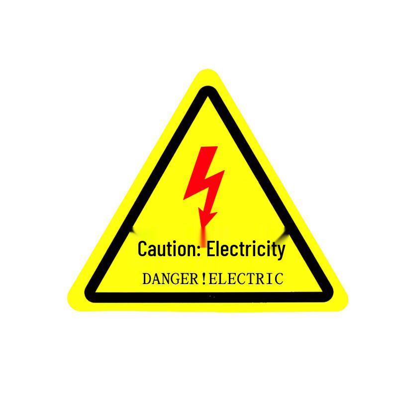 WEZHO Triangle Electrical Hazard Safety Signs (40-Pack)