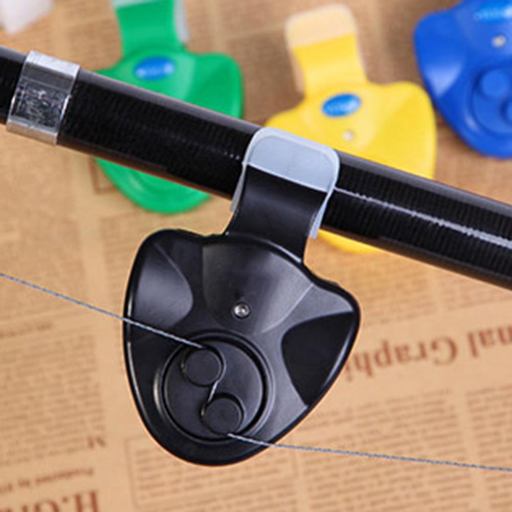 LED Fish Bite Alarm Electronic Buzzer Fishing Rod Night Indicator Alert Light