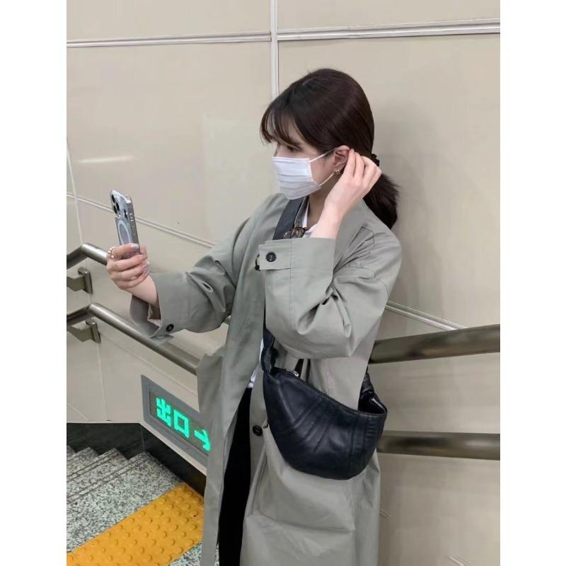 

Niche simple dumpling bag women, new retro croissant bag versatile underarm bag casual shoulder messenger bag tide