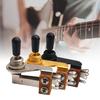 3 Position Toggle Switches for Electric Guitar Easy Control Plate Installation Small Design Smooth Quiet Switching