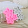 1Pc 3 Cavity Sakura Flower Shape Silicone Mold Sun Flower Fondant Chocolate Birthday Cake Decoration Baking Home Mold