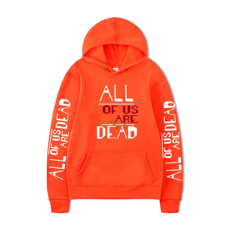 All of Us Are Dead Korean Drama Print Men's Hoodie Vintage Unisex Pullover Men Graphic Hoody Tops Oversize Clothing