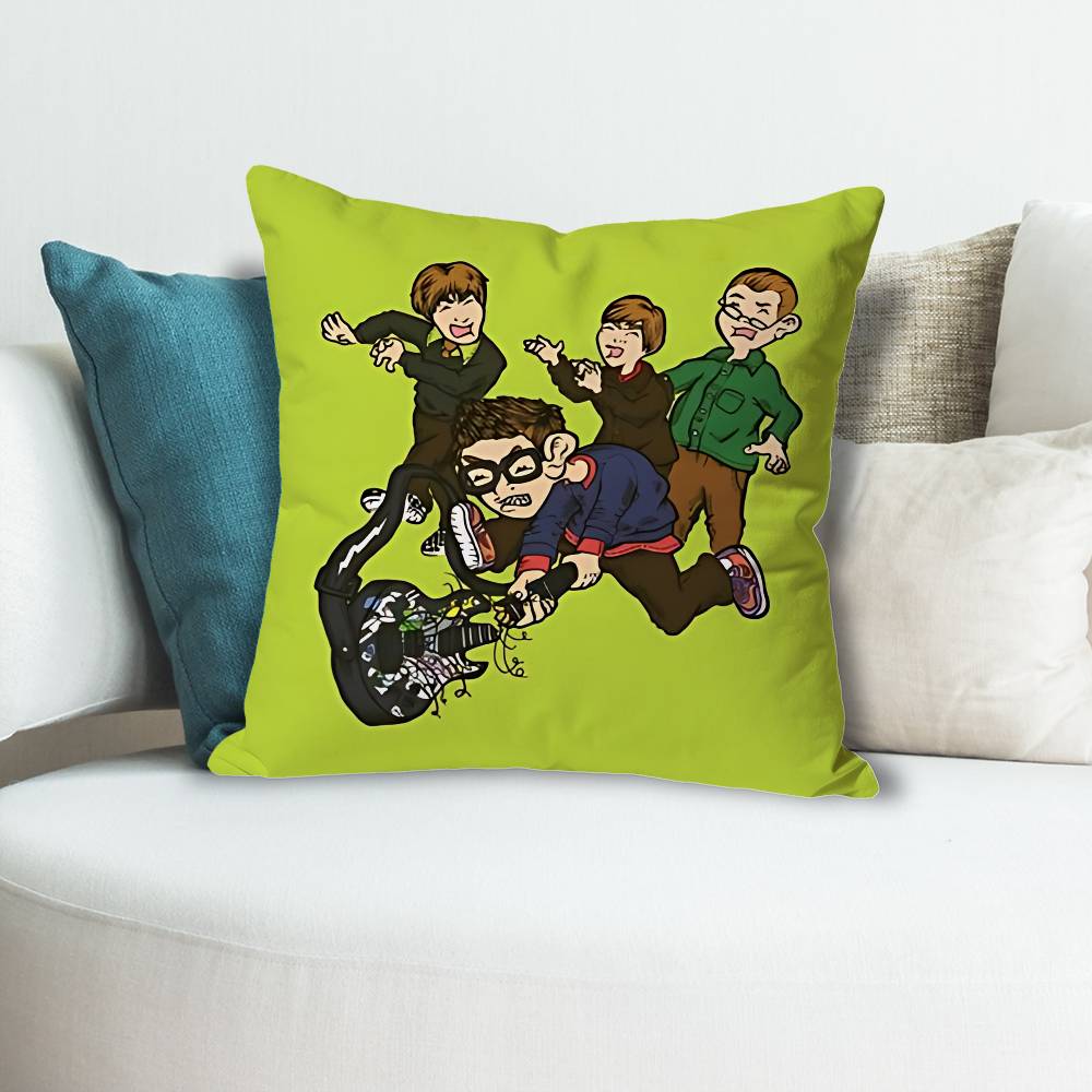 Rock WWeezer Pillow Cases for Bedroom Living Room Sofa Home Decor Polyester Cushion Cover with Zipper