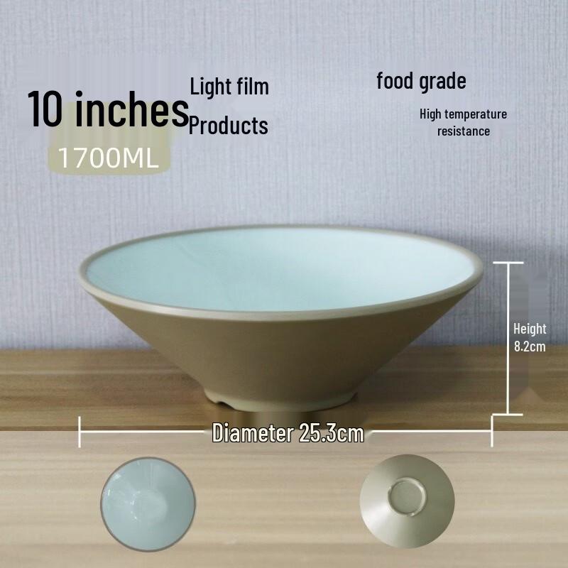Commercial Melamine Two-Tone Douli Noodle Bowl