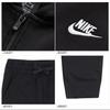 Nike Casual Sportswear Kids' Apparel , Solid Color Fleece Lined Logo Embroidery Black Kids' (Unisex) Casual Sportswear Sets BV3634 010