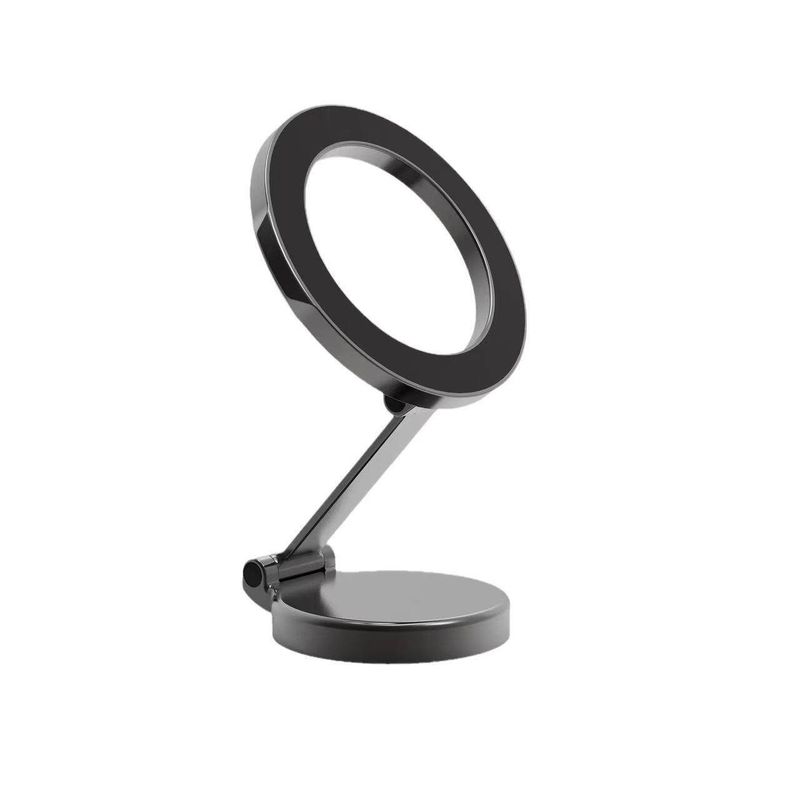 Car Mount with Magnetic Suction, Foldable Vacuum Adsorption, Suitable for Car Navigation and Desktop Use, Strong Suction and Stable
